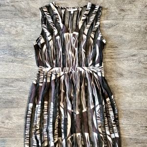 Emporio Armani mesh and linen/cotton dress size SM